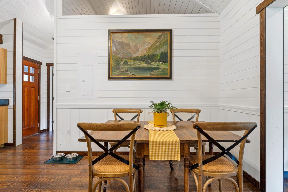 Dining table for six